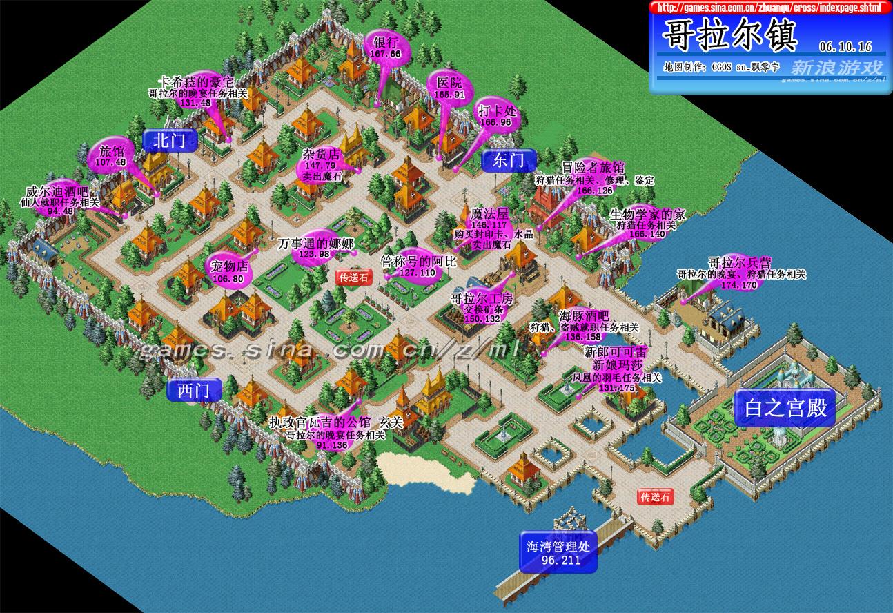 魔力宝贝世界的神秘地图解析